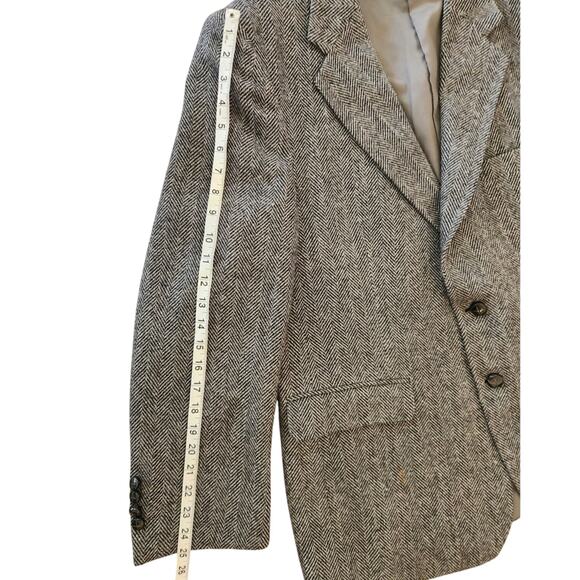 JOE NAMATH SIGNATURE COLLECTION herringbone suite jacket size 48R - Picture 10 of 11